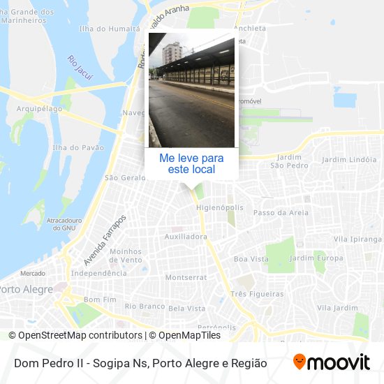 Como chegar até Sogipa em Porto Alegre de Ônibus ou Metrô?