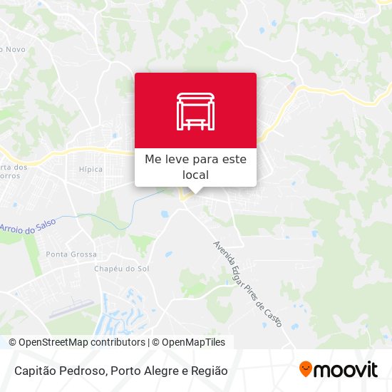 Capitão Pedroso mapa