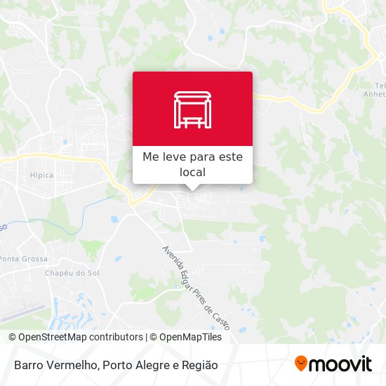 Barro Vermelho mapa