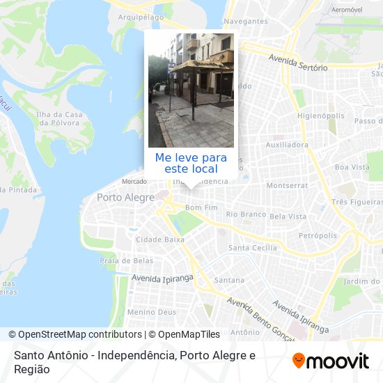 Santo Antônio - Independência mapa