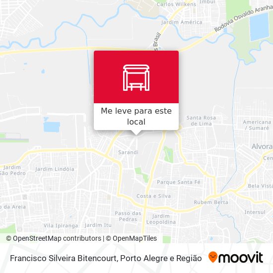 Francisco Silveira Bitencourt mapa
