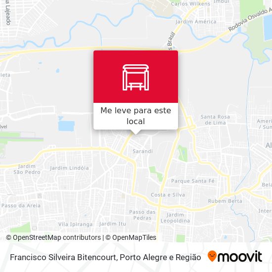 Francisco Silveira Bitencourt mapa