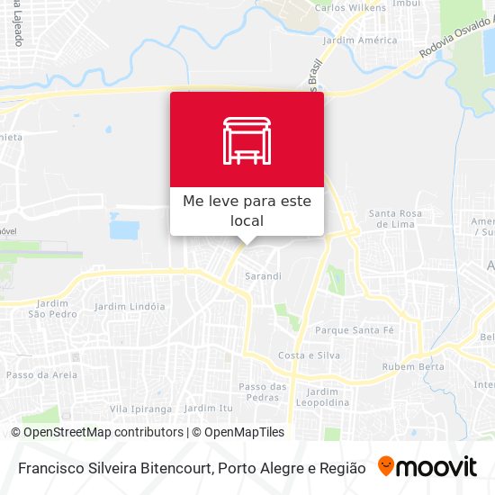 Francisco Silveira Bitencourt mapa