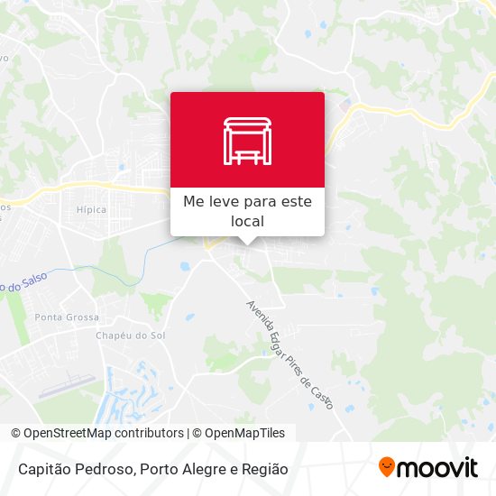 Capitão Pedroso mapa