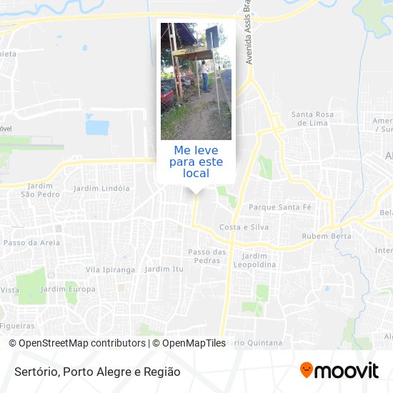 Sertório mapa