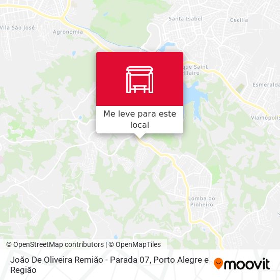 João De Oliveira Remião - Parada 07 mapa