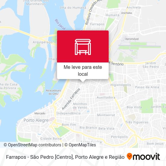 Farrapos - São Pedro [Centro] mapa