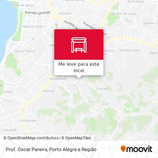 Prof. Oscar Pereira mapa