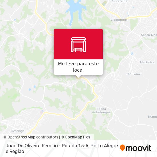 João De Oliveira Remião - Parada 15-A mapa