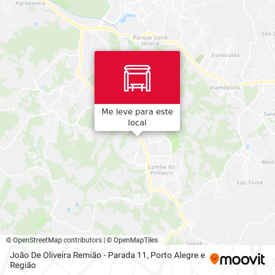 João De Oliveira Remião - Parada 11 mapa