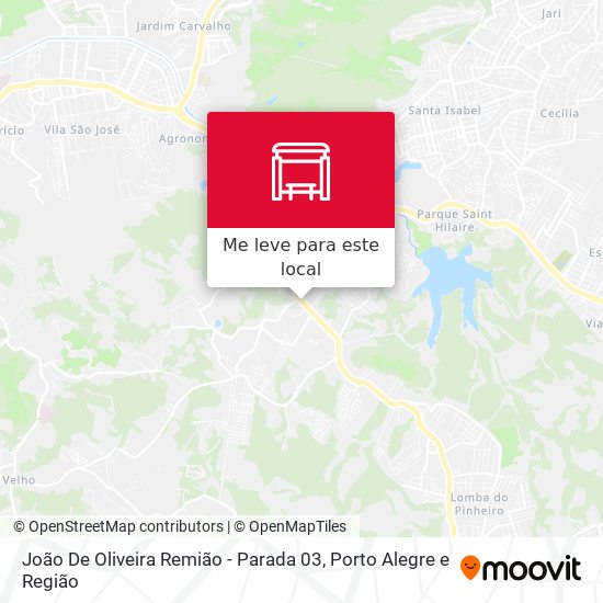 João De Oliveira Remião - Parada 03 mapa