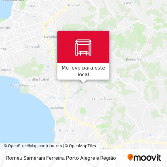 Romeu Samarani Ferreira mapa