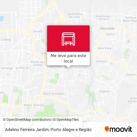 Adelino Ferreira Jardim mapa