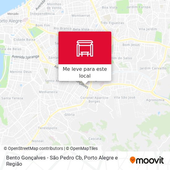 Bento Gonçalves - São Pedro Cb mapa