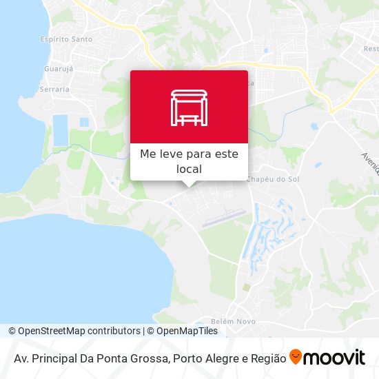 Av. Principal Da Ponta Grossa mapa