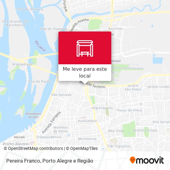 Pereira Franco mapa