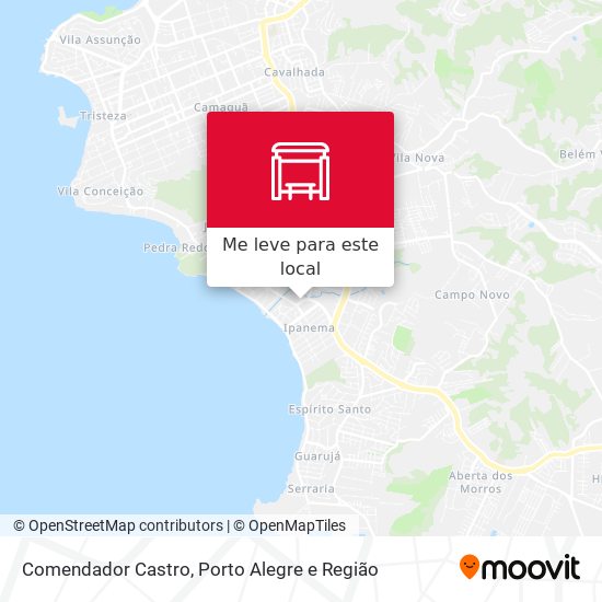 Comendador Castro mapa