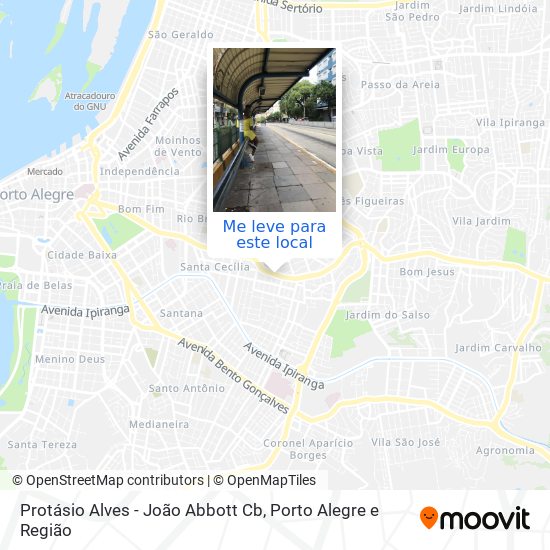 Protásio Alves - João Abbott Cb mapa