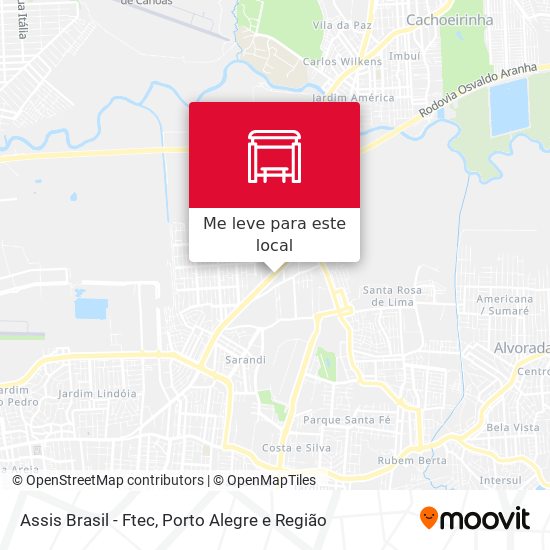 Assis Brasil - Ftec mapa