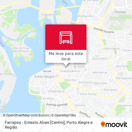 Farrapos - Ernesto Alves [Centro] mapa