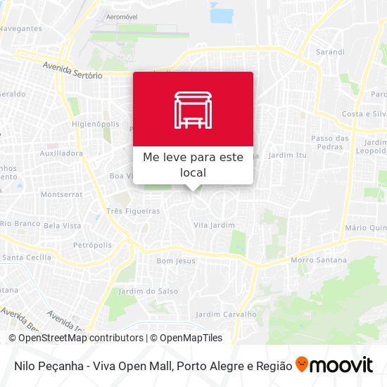 Nilo Peçanha - Viva Open Mall mapa
