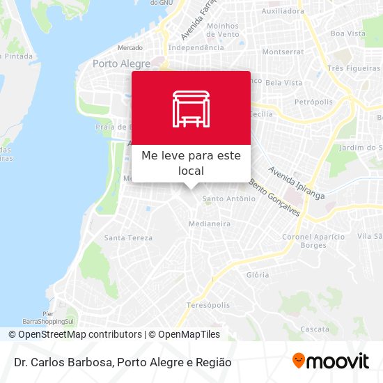 Dr. Carlos Barbosa mapa