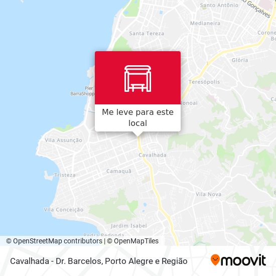 Cavalhada - Dr. Barcelos mapa