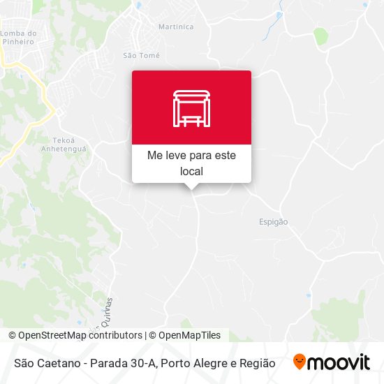 São Caetano - Parada 30-A mapa