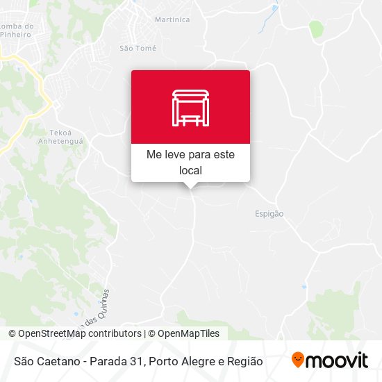 São Caetano - Parada 31 mapa