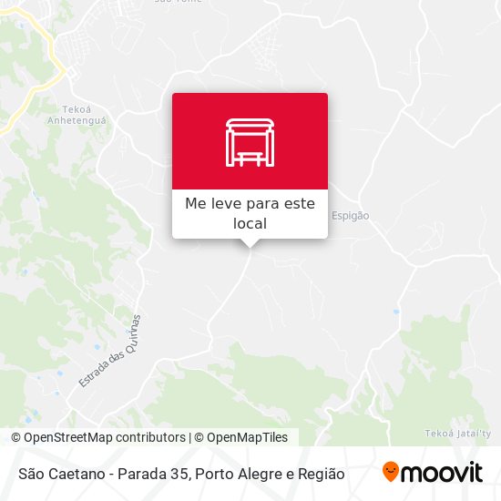 São Caetano - Parada 35 mapa