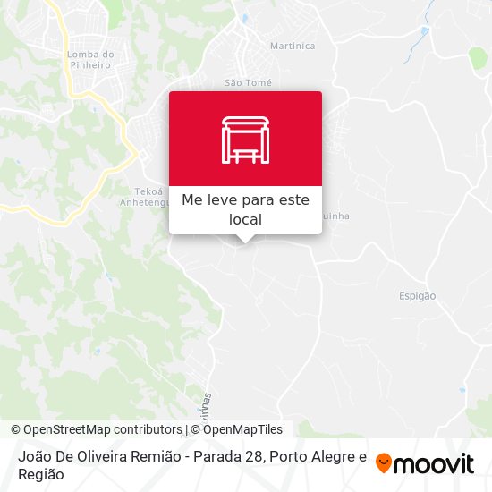 João De Oliveira Remião - Parada 28 mapa
