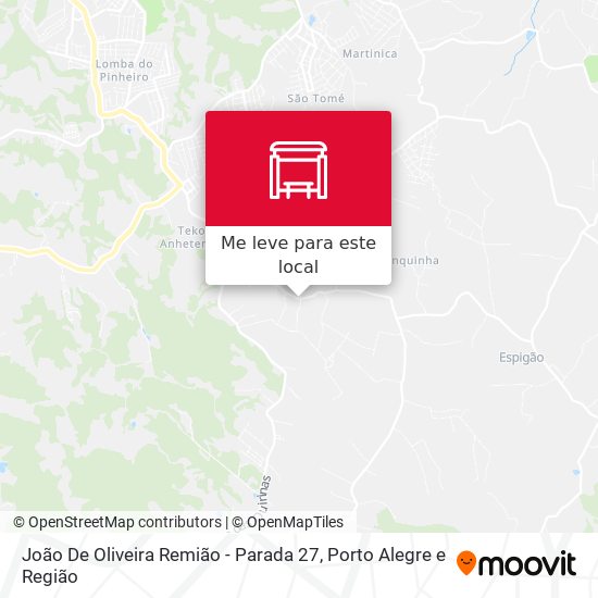 João De Oliveira Remião - Parada 27 mapa