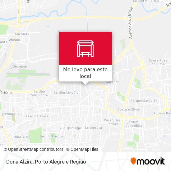 Dona Alzira mapa