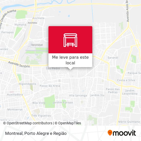 Montreal mapa