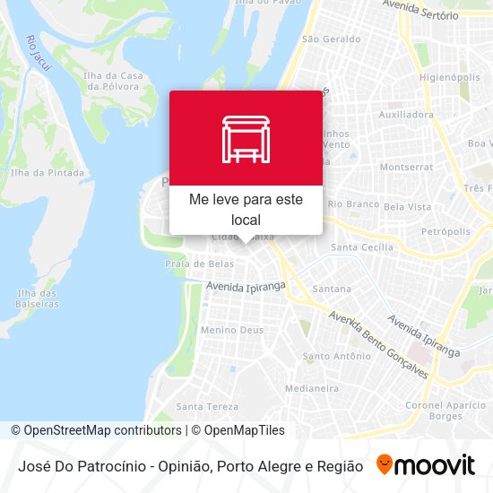 José Do Patrocínio - Opinião mapa