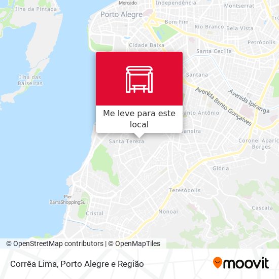 Corrêa Lima mapa