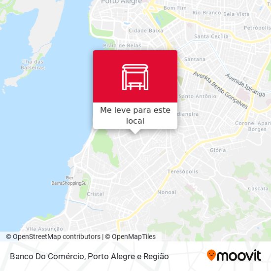 Banco Do Comércio mapa