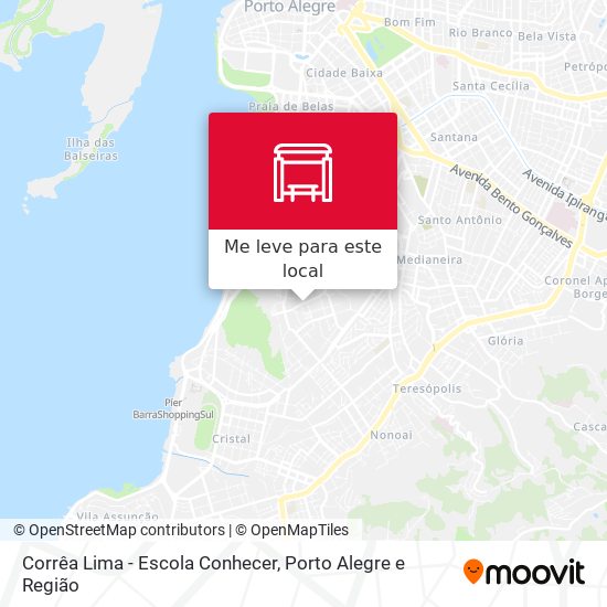 Corrêa Lima - Escola Conhecer mapa
