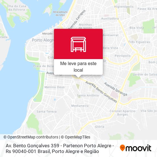 Av. Bento Gonçalves 359 - Partenon Porto Alegre - Rs 90040-001 Brasil mapa