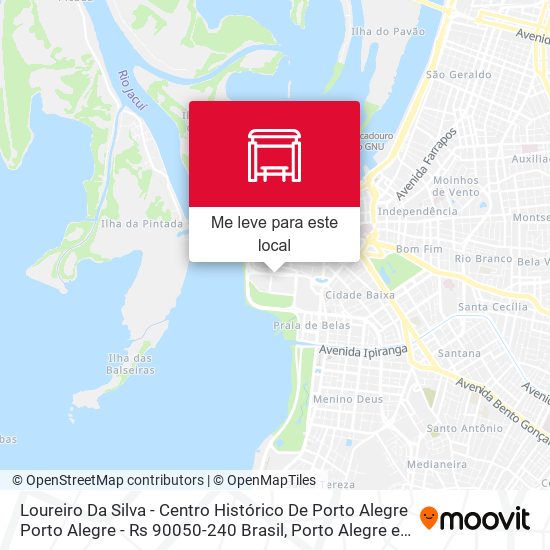 Loureiro Da Silva - Centro Histórico De Porto Alegre Porto Alegre - Rs 90050-240 Brasil mapa