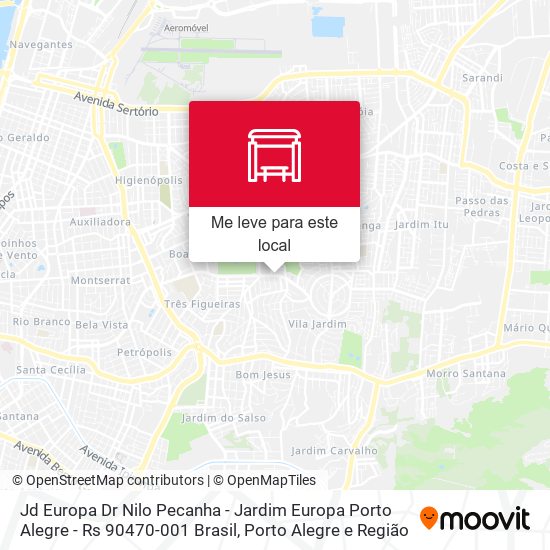 Jd Europa Dr Nilo Pecanha - Jardim Europa Porto Alegre - Rs 90470-001 Brasil mapa