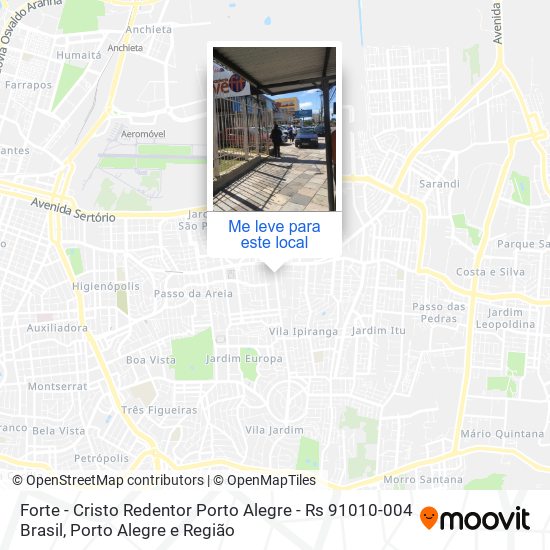 Forte - Cristo Redentor Porto Alegre - Rs 91010-004 Brasil mapa