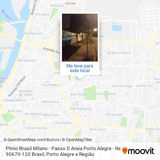 Plinio Brasil Milano - Passo D Areia Porto Alegre - Rs 90670-120 Brasil mapa