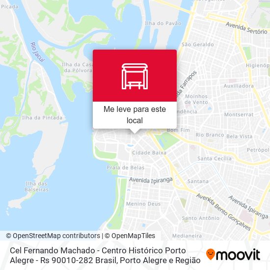 Cel Fernando Machado - Centro Histórico Porto Alegre - Rs 90010-282 Brasil mapa