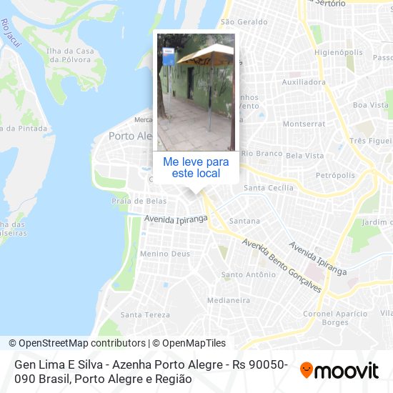 Gen Lima E Silva - Azenha Porto Alegre - Rs 90050-090 Brasil mapa