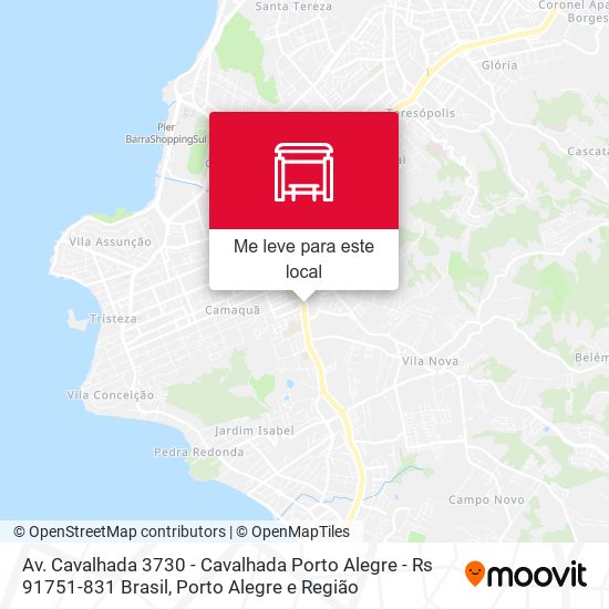 Av. Cavalhada 3730 - Cavalhada Porto Alegre - Rs 91751-831 Brasil mapa
