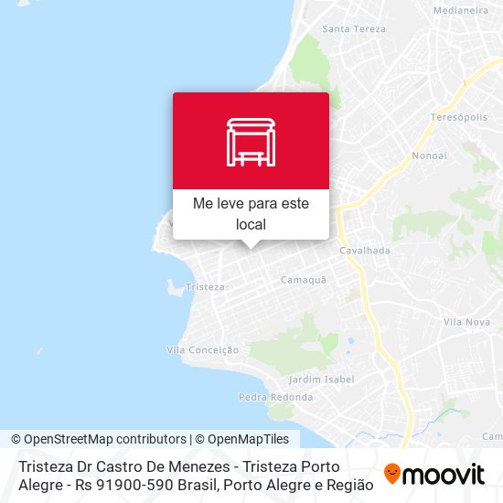 Tristeza Dr Castro De Menezes - Tristeza Porto Alegre - Rs 91900-590 Brasil mapa
