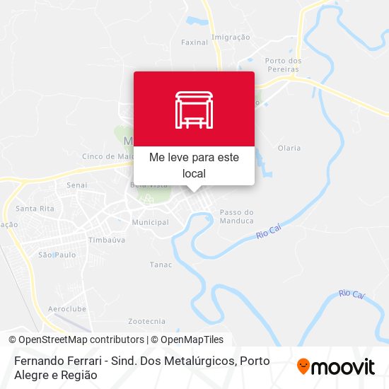 Fernando Ferrari - Sind. Dos Metalúrgicos mapa