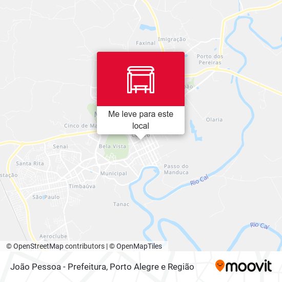 João Pessoa - Prefeitura mapa