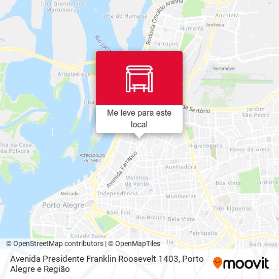 Avenida Presidente Franklin Roosevelt 1403 mapa